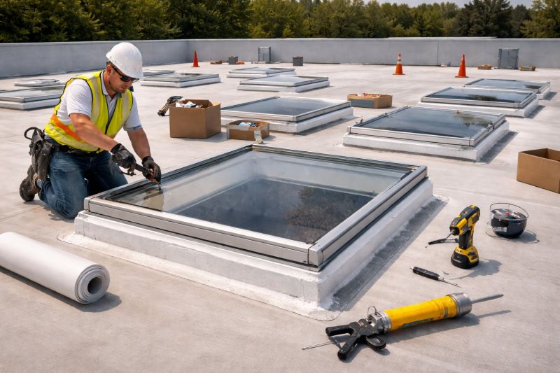 Commercial Skylight Renovation in Gig Harbor, WA