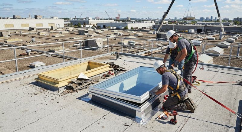 Commercial Skylight Renovation in Kent, WA