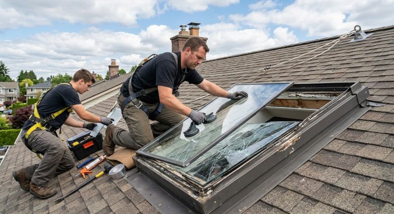 Skylight Glass Replacement in Gig Harbor, WA