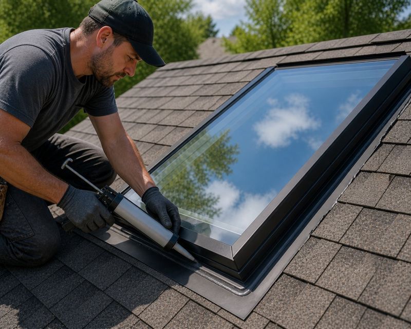 Skylight Leak Repair in Gig Harbor, WA
